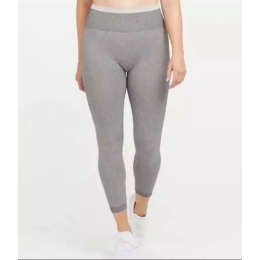 Spanx Seamless Sculpt Legging Spacedye Cloudy Grey Size Small